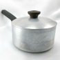 Walker Ware Aluminum Pot Lightweight Vintage 5 Cup w/ Lid Made in the USA
