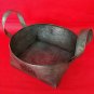Black Dog Salvage Bucket Galvanized Square Bottom Round Top Twisted Handles