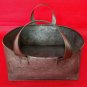 Black Dog Salvage Bucket Galvanized Square Bottom Round Top Twisted Handles