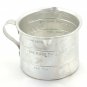 Vintage Aluminum Measuring Cup Embossed Gradations Double Pour Spout