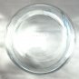 Pyrex 7201 Blue Tint Cereal Serving Bowl Clear w/ Cyan Rain Clouds Sun Seagulls