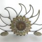 Sunburst Candle Sconce Wall Mount Hanging Bronze Green Patina Metal 25&Acirc;&frac12;" x 16&Acirc;&frac12;"
