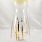 Pyrex Gold Colored Atomic Starburst Carafe Vintage Mid Century ~ Made in the USA