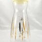 Pyrex Gold Colored Atomic Starburst Carafe Vintage Mid Century ~ Made in the USA