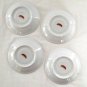 Bene Casa Espresso Coffee Tea Set Wire Bail Canister w/ Cups & Saucers for Four