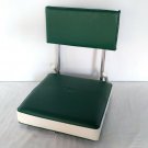 Stadium Bleacher Seat Padded Back Folding Storage Front Spring Stability Hook