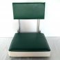 Stadium Bleacher Seat Padded Back Folding Storage Front Spring Stability Hook