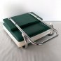 Stadium Bleacher Seat Padded Back Folding Storage Front Spring Stability Hook