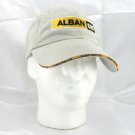 Alban CAT Tractor Baseball Hat Beige One Size Cotton Strapback