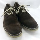 Asher Green 045463 Shoes Brown Suede Casual Low Top w/ Beige Accents Size 8.5