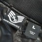 ARMY Insulated Athletic Jacket Nylon Short Waist Gold White Elastic Waist Cuffs