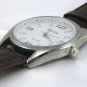 Elgin Typ J434 Wristwatch Battery Power Nite Glow Number Indicators Leather Band