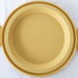Tupperware Pie Keeper Tote Harvest Gold Tray & Handle w/ Sheer Lid 2 Piece Set