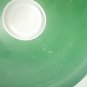 Pyrex 325 Serving Bowl Mint Green Extended Rim Clear Bottom ~ VERY DISTRESSED