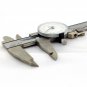 Central Tools Dial Caliper CE6427 Stainless Steel Precision Measuring Thumbwheel