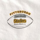 STEELERS Sports Medicine Tshirt Lightweight 100% Cotton Anvil White XL