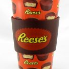 Reese's Peanut Butter Cups Ceramic Tumbler Mug w/ Silicone Sleeve Hershey Co