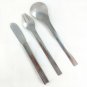 Boy Scout Utensil Set Stainless Knife Fork Spoon w/ Embossed Logo Vinyl Pouch