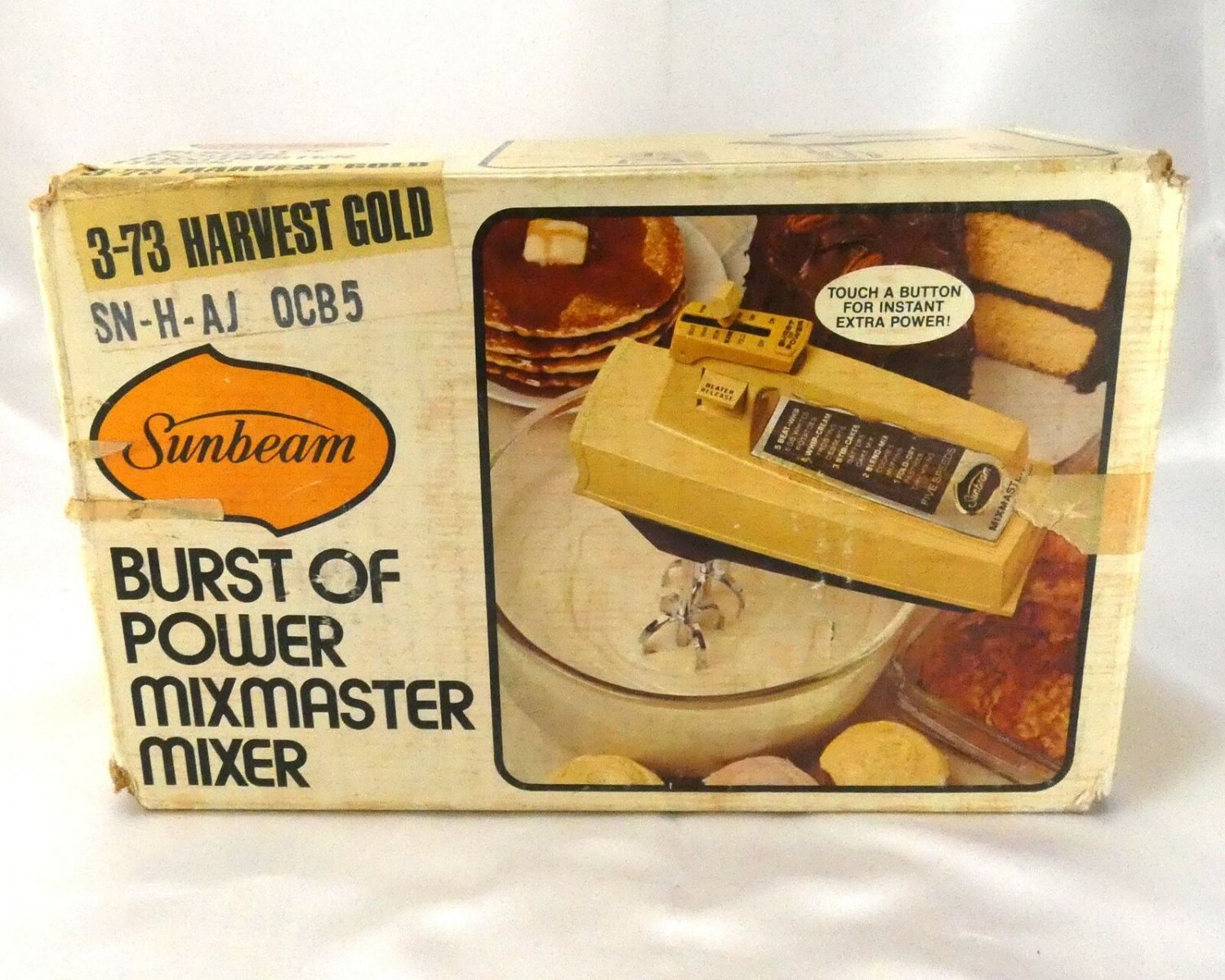 Sunbeam Mixmaster Burst of Power Hand Mixer 373 Vintage 5 Speed Made