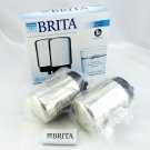 Brita Water Filters REPLACEMENTS Chrome Finish ~ Box of 2