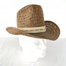 Vintage Koko Kooler THE RED RIVER Straw Western Cowboy Hat 6 5/8 New Old Stock