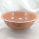 Pyrex 326 Clear Bottom Bowl Brown & Salmon Vintage 4 qt Serving Made in the USA