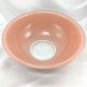 Pyrex 326 Clear Bottom Bowl Brown & Salmon Vintage 4 qt Serving Made in the USA