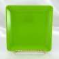 Lime Green Melamine Appetizer Trays Set of 4 - 6" Square