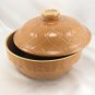 Watt Pottery Ovenware 8 Glazed Redware Crock Bean Pot w/ Lid ~ Made in the USA