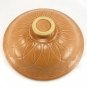 Watt Pottery Ovenware 8 Glazed Redware Crock Bean Pot w/ Lid ~ Made in the USA