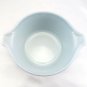 Pyrex 473 Colonial Mist Serving Bowl 1qt Blue Daisy Casserole Dish Made in USA