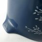 Pyrex 473 Colonial Mist Serving Bowl 1qt Blue Daisy Casserole Dish Made in USA