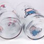 Peanuts Characters Charlie Brown Kite Flying Lucy Swinging Vintage Jelly Glasses