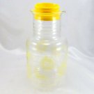 Pyrex 7520 Carafe Yellow Sliced Lemons Vintage 2qt Pitcher & Lid ~ Made in USA