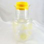 Pyrex 7520 Carafe Yellow Sliced Lemons Vintage 2qt Pitcher & Lid ~ Made in USA