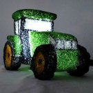 Green Yellow Tractor Tabletop Soft Crinkle Night Light w/ On Off Switch