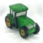 Green Yellow Tractor Tabletop Soft Crinkle Night Light w/ On Off Switch