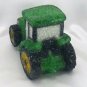 Green Yellow Tractor Tabletop Soft Crinkle Night Light w/ On Off Switch