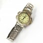 Vintage Field & Stream Compass Watch Stainless Steel w/ Clasp Band ~ NEW Battery