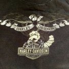 Harley Davidson Tshirt Black 100% Cotton Orlando Florida Size L