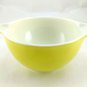 Pyrex 4411 Pale Yellow Vintage 1½ Pint Cinderella Mixing Bowl ~ Made in the USA