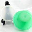 RARE Deltaware Flavor-Savor FS-3017 Jadeite Green Round Refrigerator Keeper