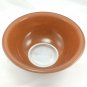 Pyrex 323 Clear Bottom Bowl Beige & Brown Vintage 1&Acirc;&frac12; qt Serving Made in the USA