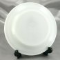 Corning Decor 711 Bread Plate Milk Glass Maroon Stripe 7&Acirc;&frac14;" ~ Made in the USA