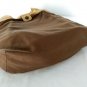 Sparrows True Camel Hobo Handbag Shoulder Bag Vinyl Faux Vintage Reptile Texture