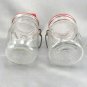 ATLAS E-Z Seal Wire Bail Embossed Jar Half Quart w/ NEW Red Rubber Gasket