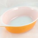 Pyrex 043 Orange Milk Glass 1½ Qt Vintage Casserole Dish