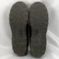 CHAPS Suede Leather Moccasin Slippers Brown w/ Faux Fur Lining Size L (9.5-10.5)