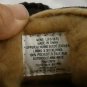 CHAPS Suede Leather Moccasin Slippers Brown w/ Faux Fur Lining Size L (9.5-10.5)