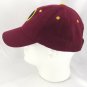 NFL Redskins Hat Maroon & Gold Acrylic Wool w/ Embroidered Logo Strapback